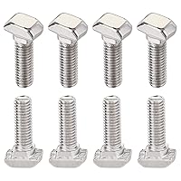 Vista 10 de Tornillo deslizante con ranura en T M5x12mm (DXL), paquete de 10 unidades, buenos para la industria de la construcción, tornillos en forma de T