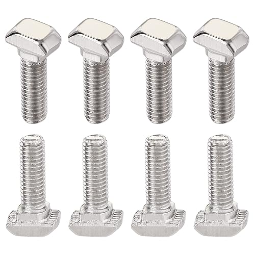 Miniatura 10 de Tornillo deslizante con ranura en T M5x12mm (DXL), paquete de 10 unidades, buenos para la industria de la construcción, tornillos en forma de T