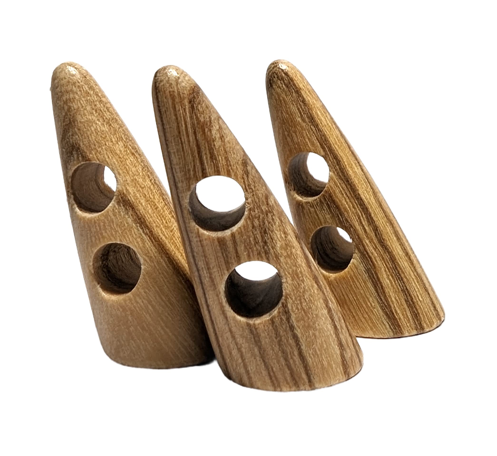 Botiboton SL Olive Wood Trenches – Horn and Barrel – Various Sizes – Made and Shipped from Spain (Horn, 30 mm)
