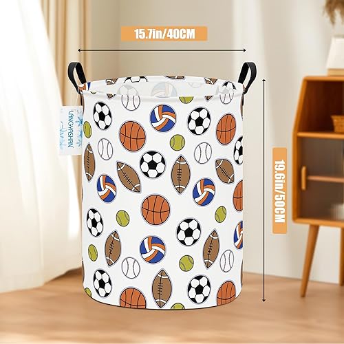 Miniatura 190 de LANGYASHAN Contenedor de almacenamiento, cesta organizadora plegable de tela de lona para ropa sucia, contenedores de juguetes, cestas de regalo, Un