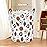 LANGYASHAN Laundry Basket Canvas Fabric Collapsible Organizer Basket for Storage Bin Toy Bins Gift Baskets Bedroom Clothes Children Nursery Hamper (Colorful Balls)