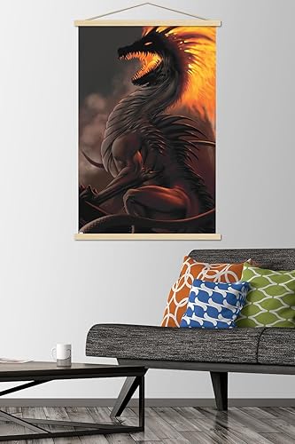 Miniatura 8 de Trends International LA Williams - Belial Dragon Wall Poster, 22.37" x 34.00", Premium Print and Black Hanger Bundle