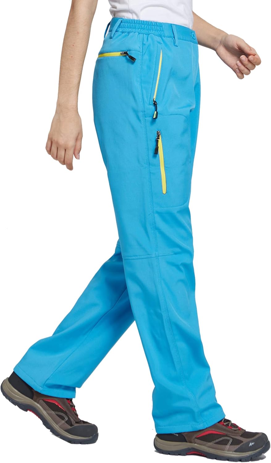 SVACUAM Women's Outdoor Windproof Softshell Fleece Lined Hiking Snow Ski Pants : Sports & Outdoors