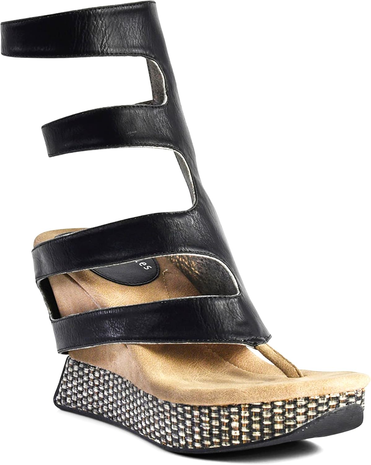 Modzori Corona High Wedge Reversible Sandal - Image 3