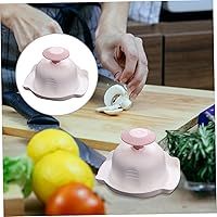 Vista 3 de DOITOOL Soporte para cebolla, 2 unidades, soporte de seguridad alimentaria, cortador de alimentos, protector de mano, protectores de dedos