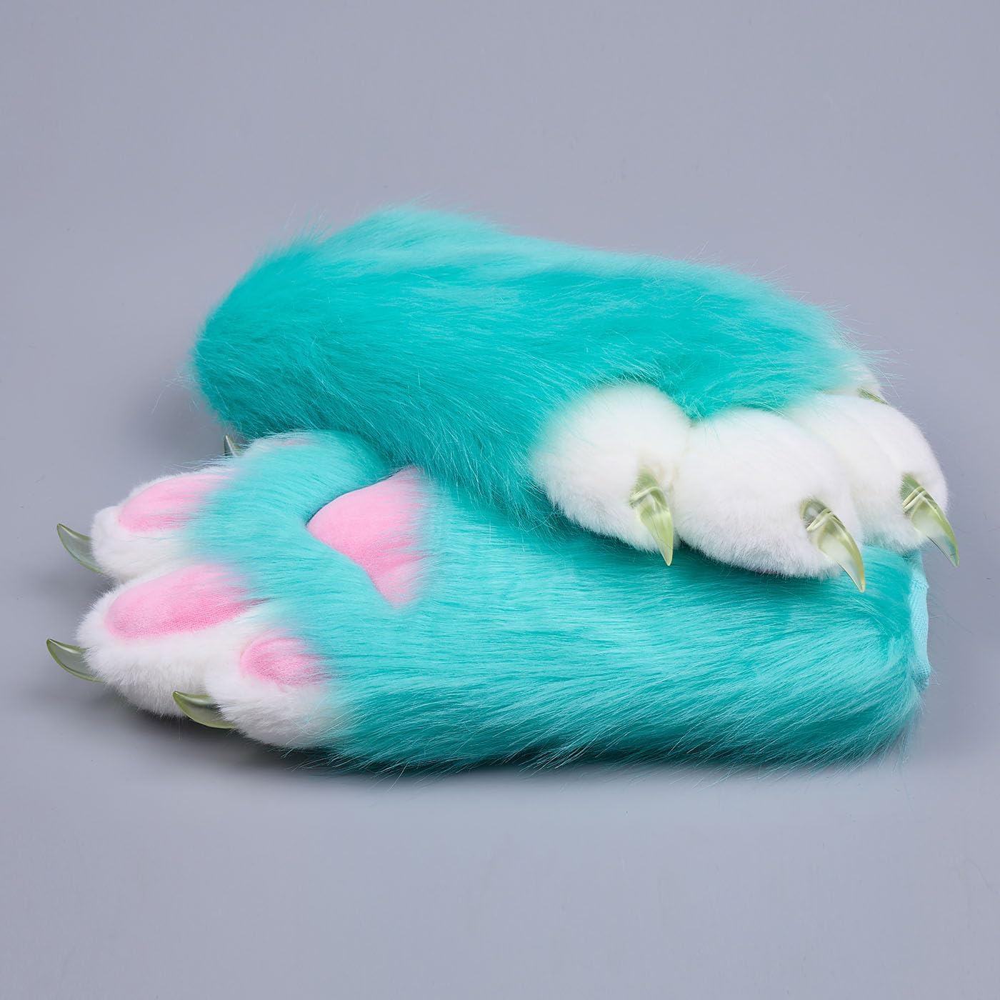 Fursuit Paws Furry Furries Paw Costumes Accessories (Purple)