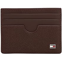 Tommy Hilfiger Uomo Porta Carte Flag con Logo, Marrone (Coffee Bean), Taglia Unica