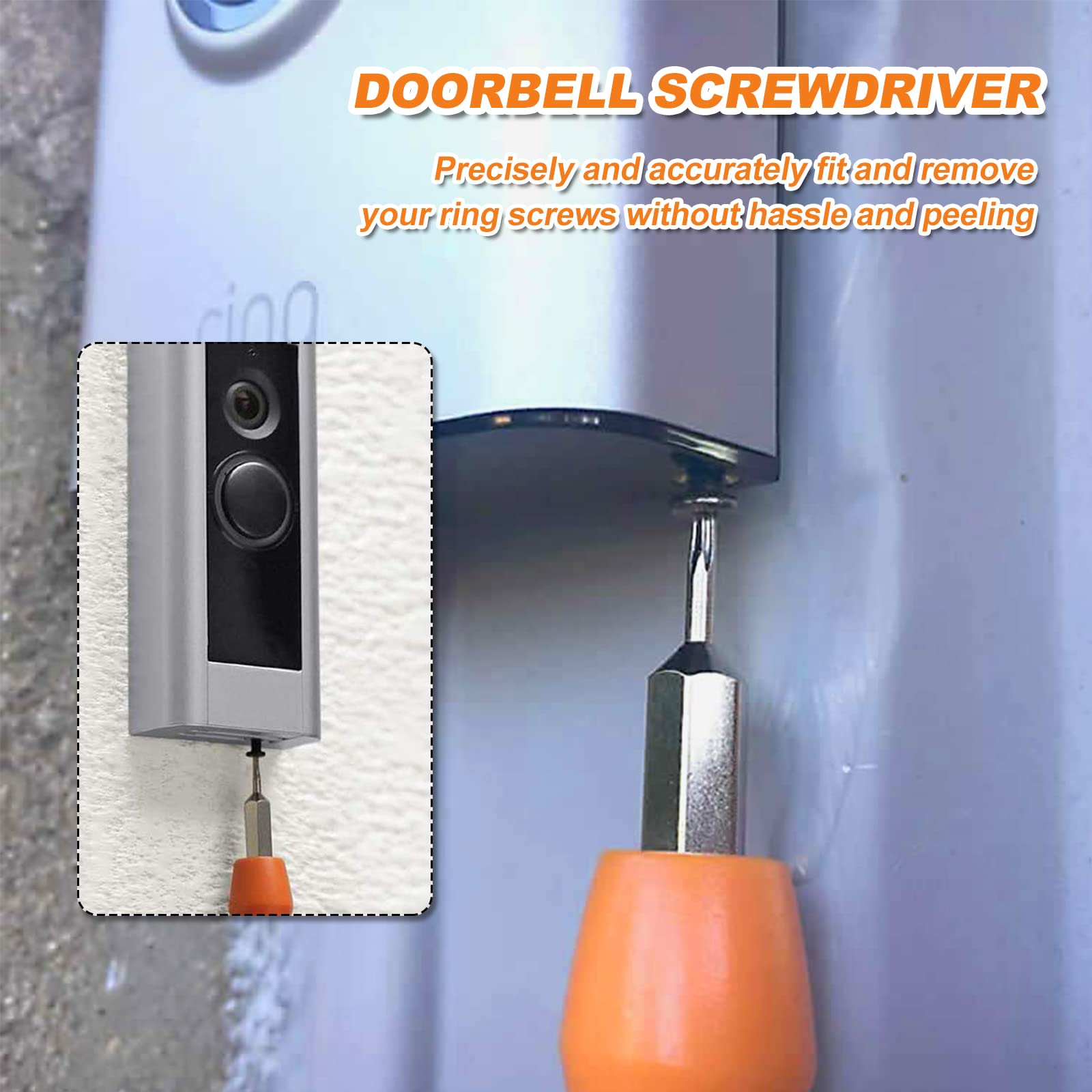 2in1 Ring Doorbell Screwdriver Handheld Torx Screw Driver, 50 OFF