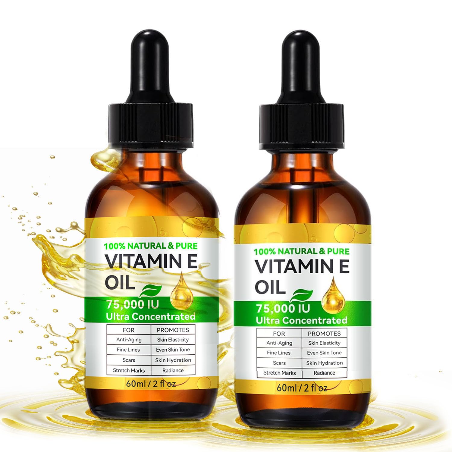 Vitamin E Oil for Scars - Natural Skin Moisturizer