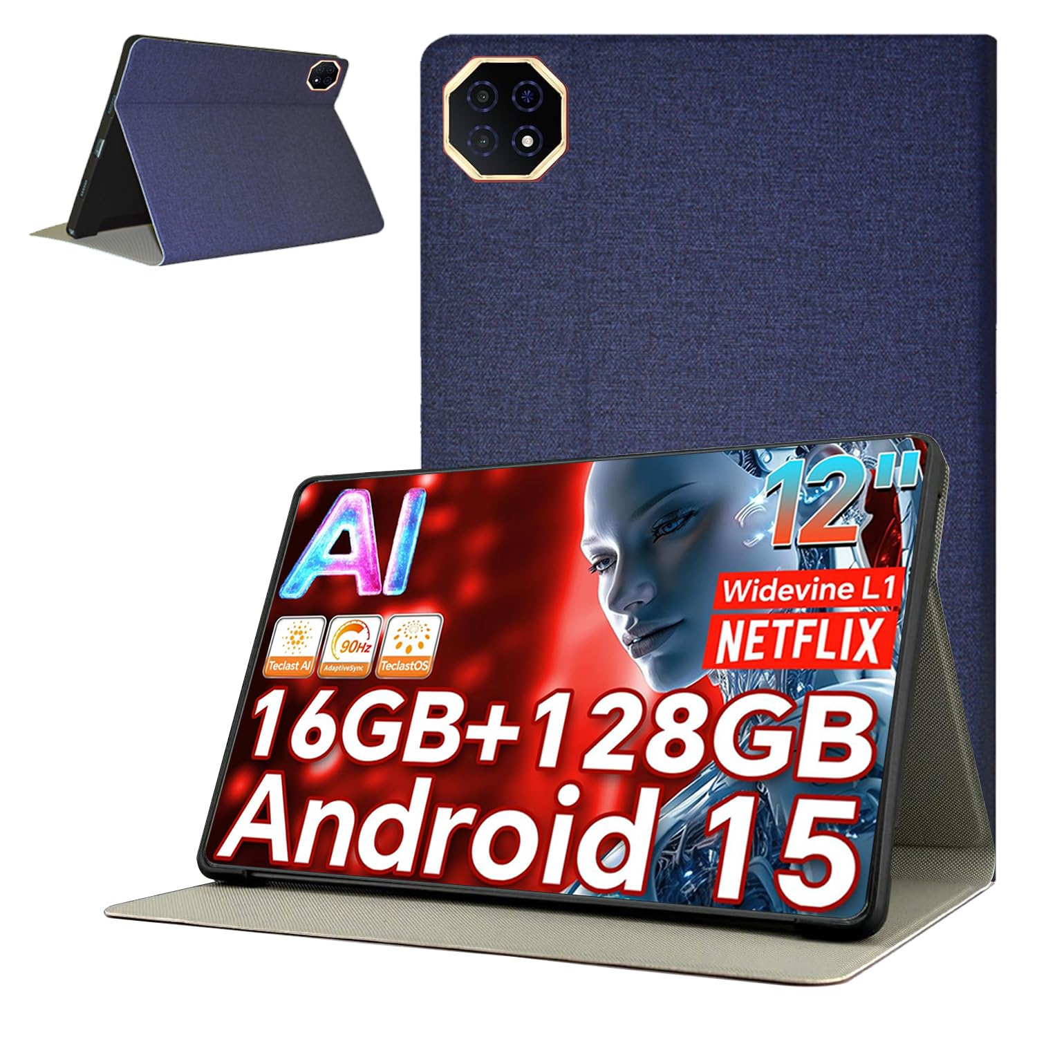 Amazon.co.jp: For Teclast T60AI 用 ケース カバー 【KONXISA 