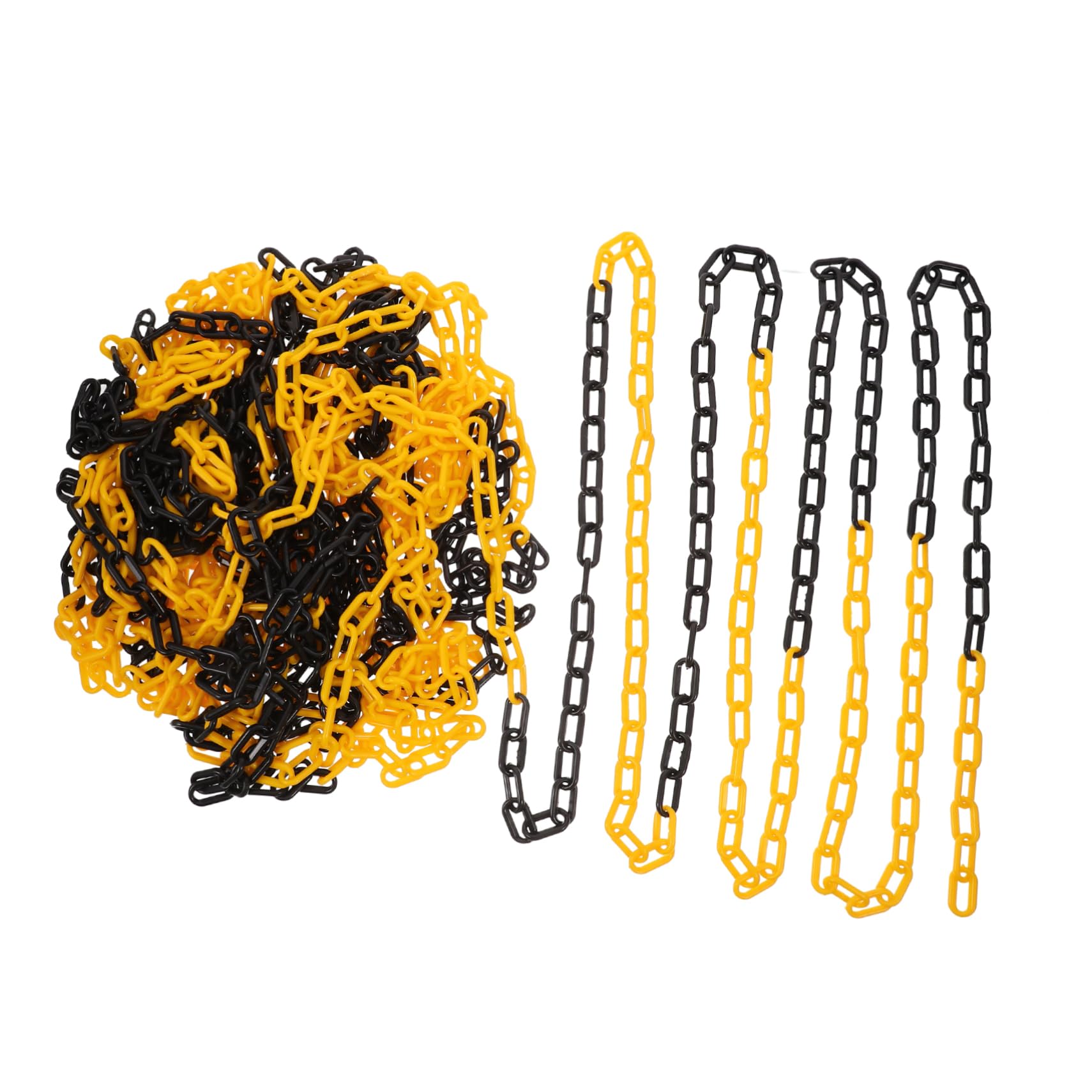 Ciieeo 25M Warning Chain Safety Barrier Chain for Crowd Chain for Traffic Delineator Posts Caution Safety Chain for Outdoor Use