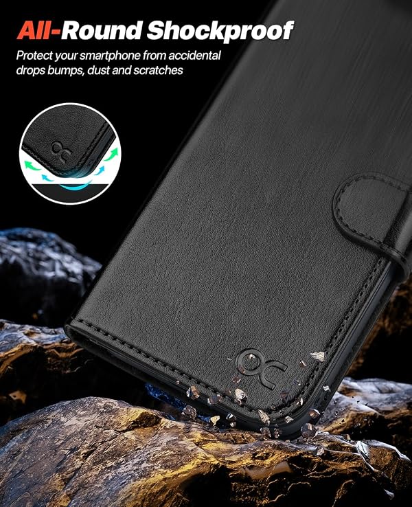 OCASE for iPhone 13 Pro Max Case Wallet with Card Holders Magnetic Detachable 2 in 1 Flip PU Leather Phone Case Cover Folio RFID Blocking Kickstand for 6.7 Inch iPhone 13 Pro Max-Black by OCASE - Used condition - Image 5