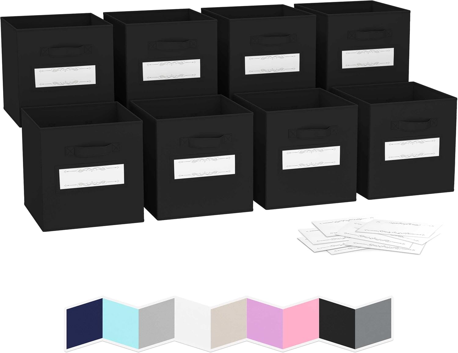 Royexe Storage Cubes (Set Of 8) Storage Baskets Features Dual