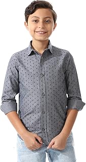 Andora Boys Pineapple Pattern Buttons Down Closure Modern