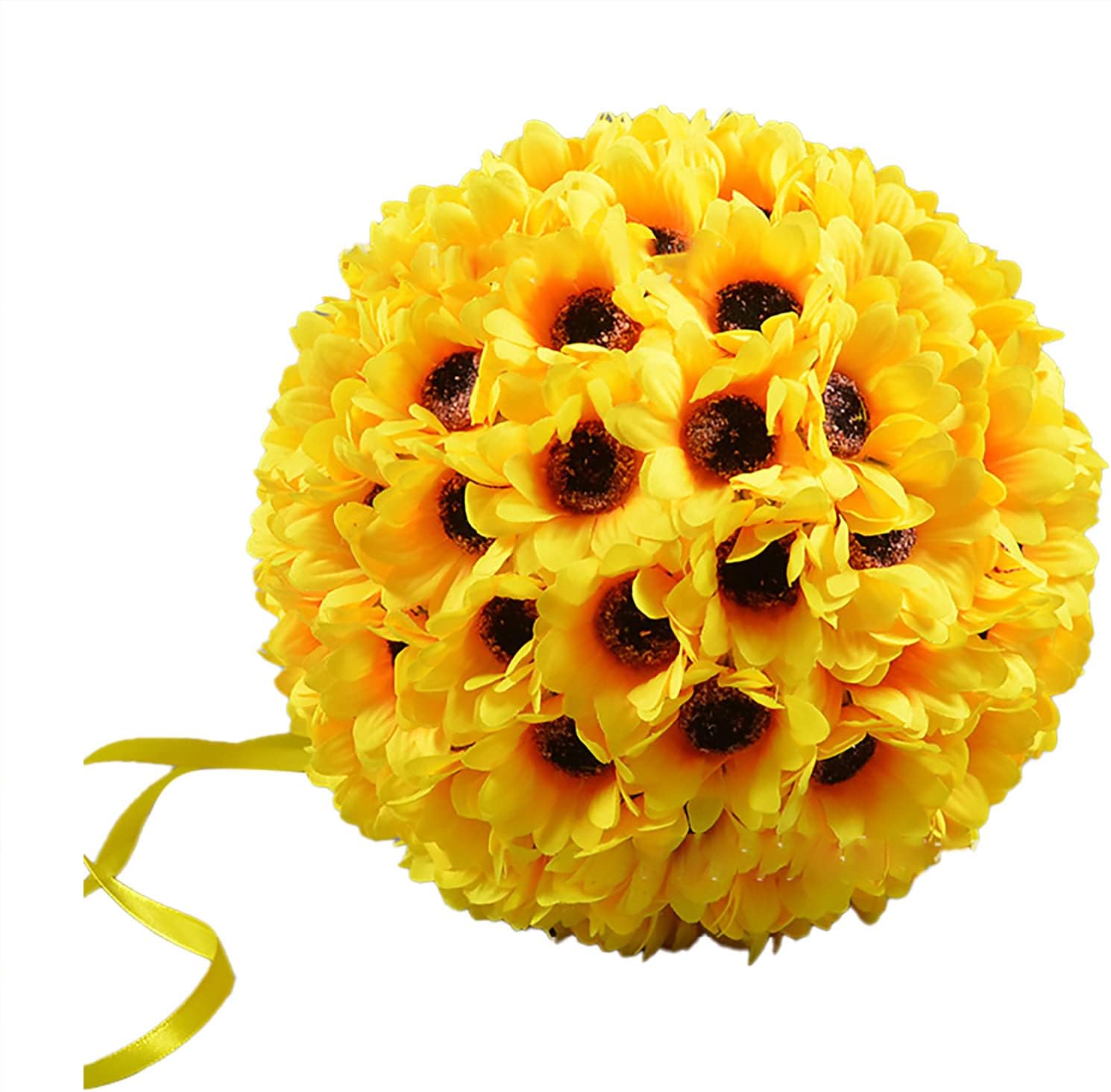 Naladoo Artificial Sunflower Hangs Sunflower Ball Wedding