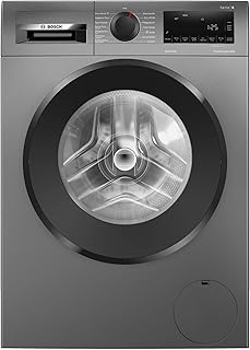 Bosch WGG244ZR10, Serie 6, Frontlader Waschmaschine, 9 kg, 1400 UpM, entfernt 16 Fleckenarten, SpeedPerfect, Maximale Energie- und Wasserersparnis, Nachlegefunktion, besonders hygienisch, AquaStop