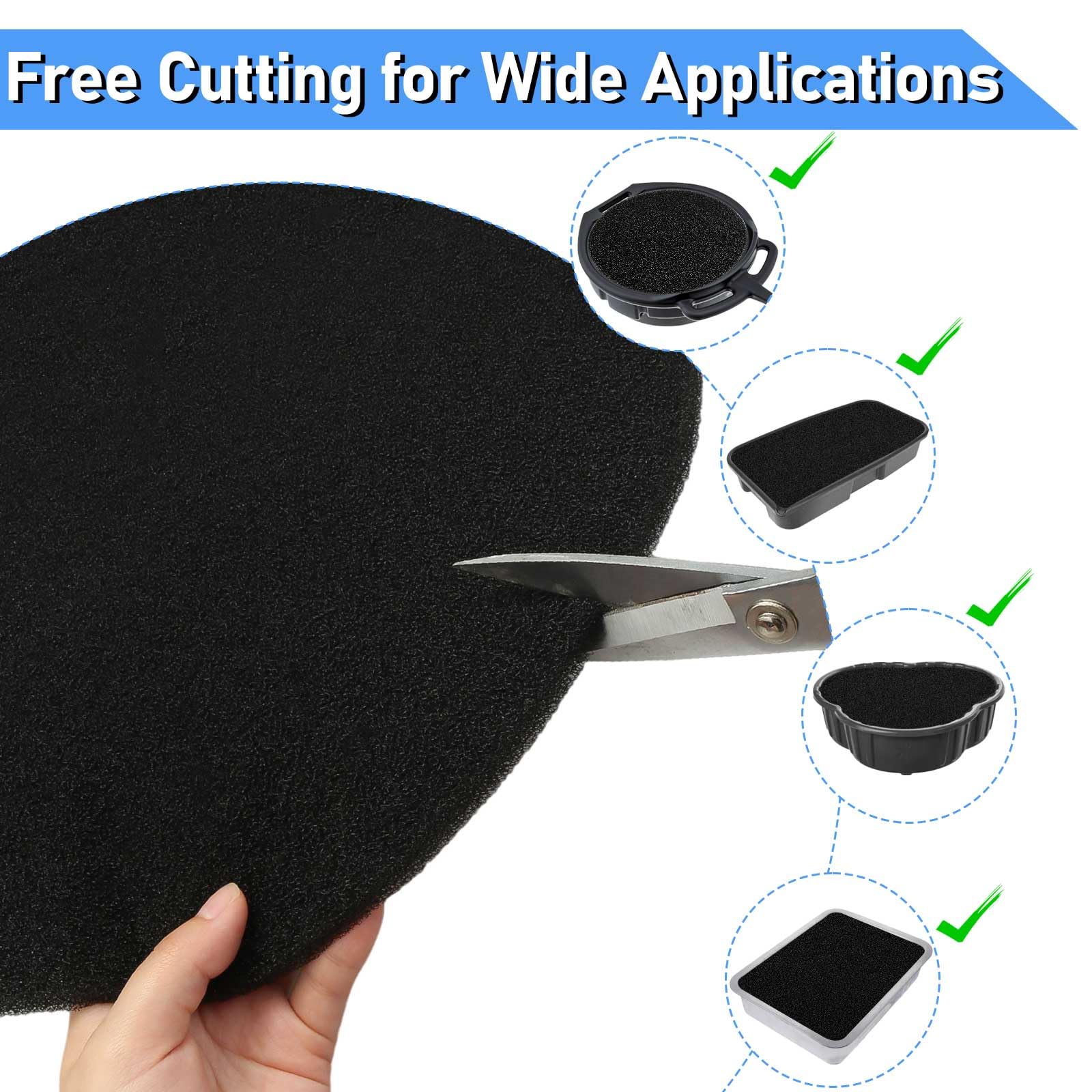 4Pcs 15in Oil Drain Splash Pad,Black Round Heat