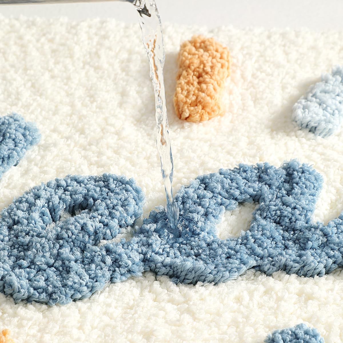Ankah Get Naked Bath Mats, Rude Swear Words Unique Funky Cute Bathroom Rugs, Non Slip Rubber Backed Machine Washable, Cool Shag Absorbent Bath Rug for You Home, 17.32" x 29.92", Clean