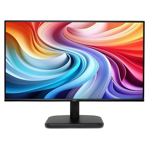 Acer EK241YGbif, Écran PC 23.8" Full HD IPS, 120Hz (1920x1080, AdaptiveSync, 1ms VRB, 250 Nits, Comfyview, BlueLightShield, Flicker-Less, 1xVGA/1xHDMI 1.4) Moniteur PC, Couleur Noir