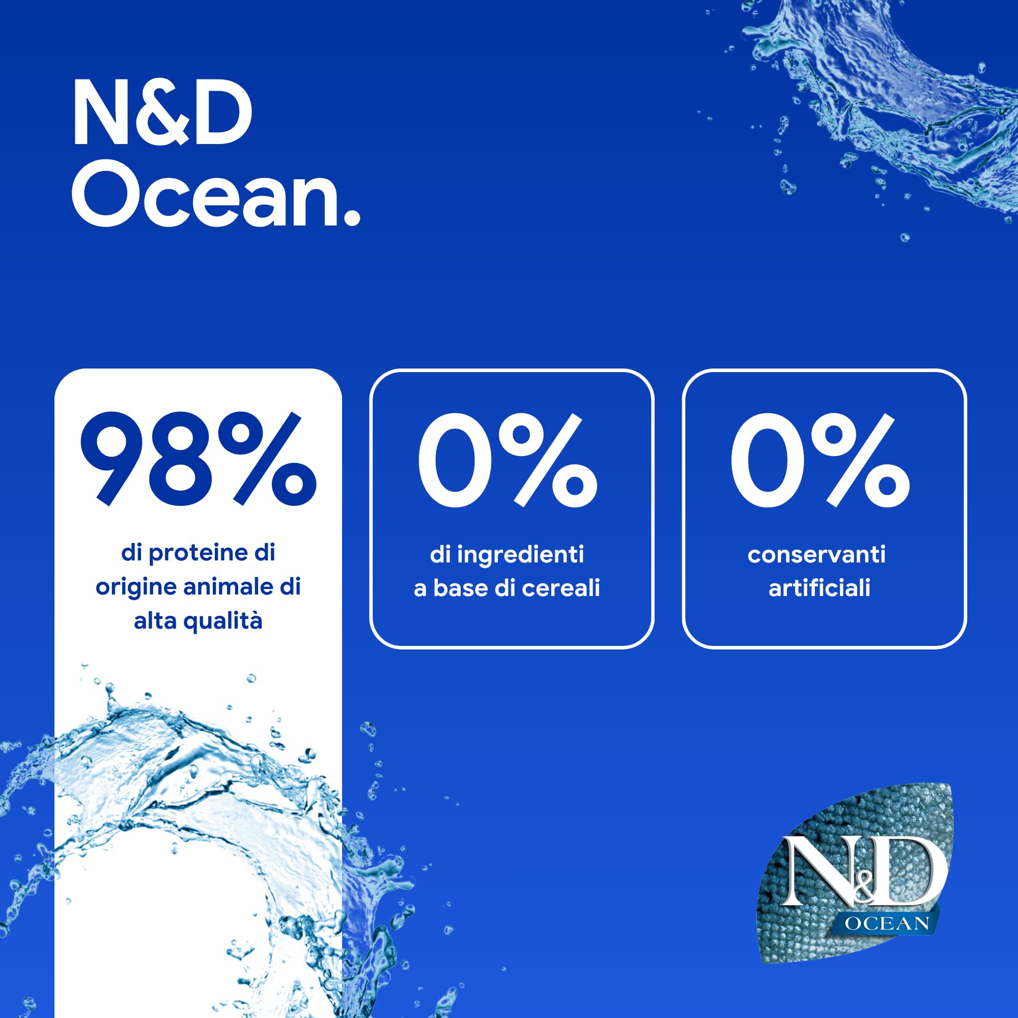 N&D OCEAN DOG CODFISH, SPELT, OATS AND ORANGE ADULT MINI 7KG