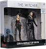 McFarlane Toys, The Witcher Ciri & Geralt of Rivia (Season 3) 7in Action Figure 2pk, Ages 12+