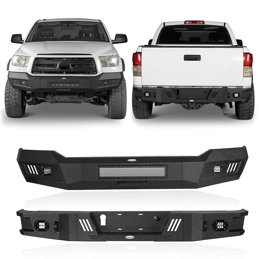 Amazon.com: Hooke Road Tundra Front & Rear Bumpers w/LED