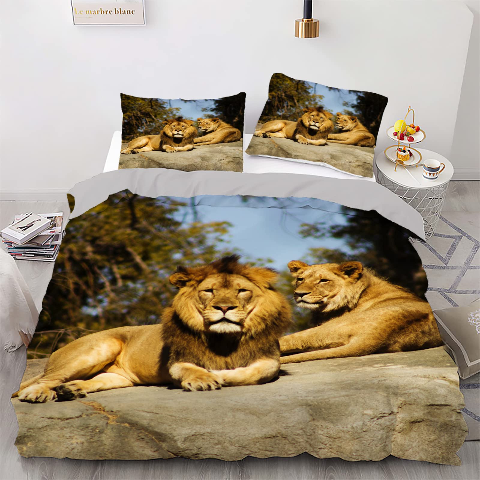 Parure de lit super king size 220x260 confortable et hypoallergénique