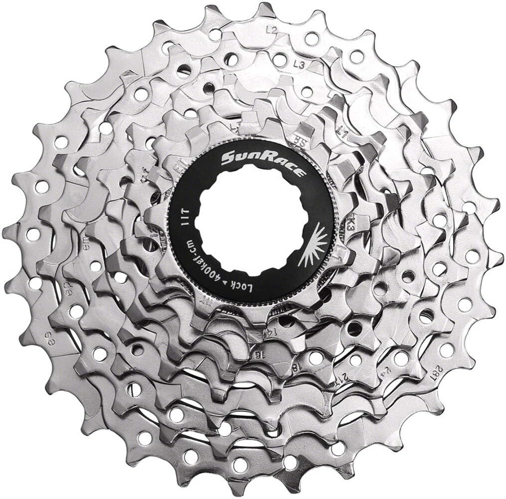 Sunrace CSR86 8-Speed Nickel Plated Cassette