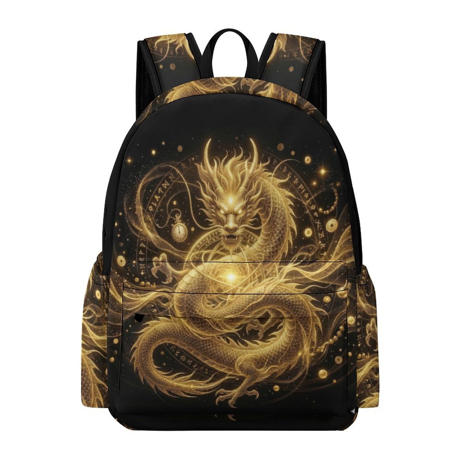 TPISLI Dragon Backpack Girls 10 Year Olds Animal Dragon Book Bag Students Year 10 Fashion Lightweight 16.5 Inch Laptop Rucksack Primary to Secondary Travel Gift