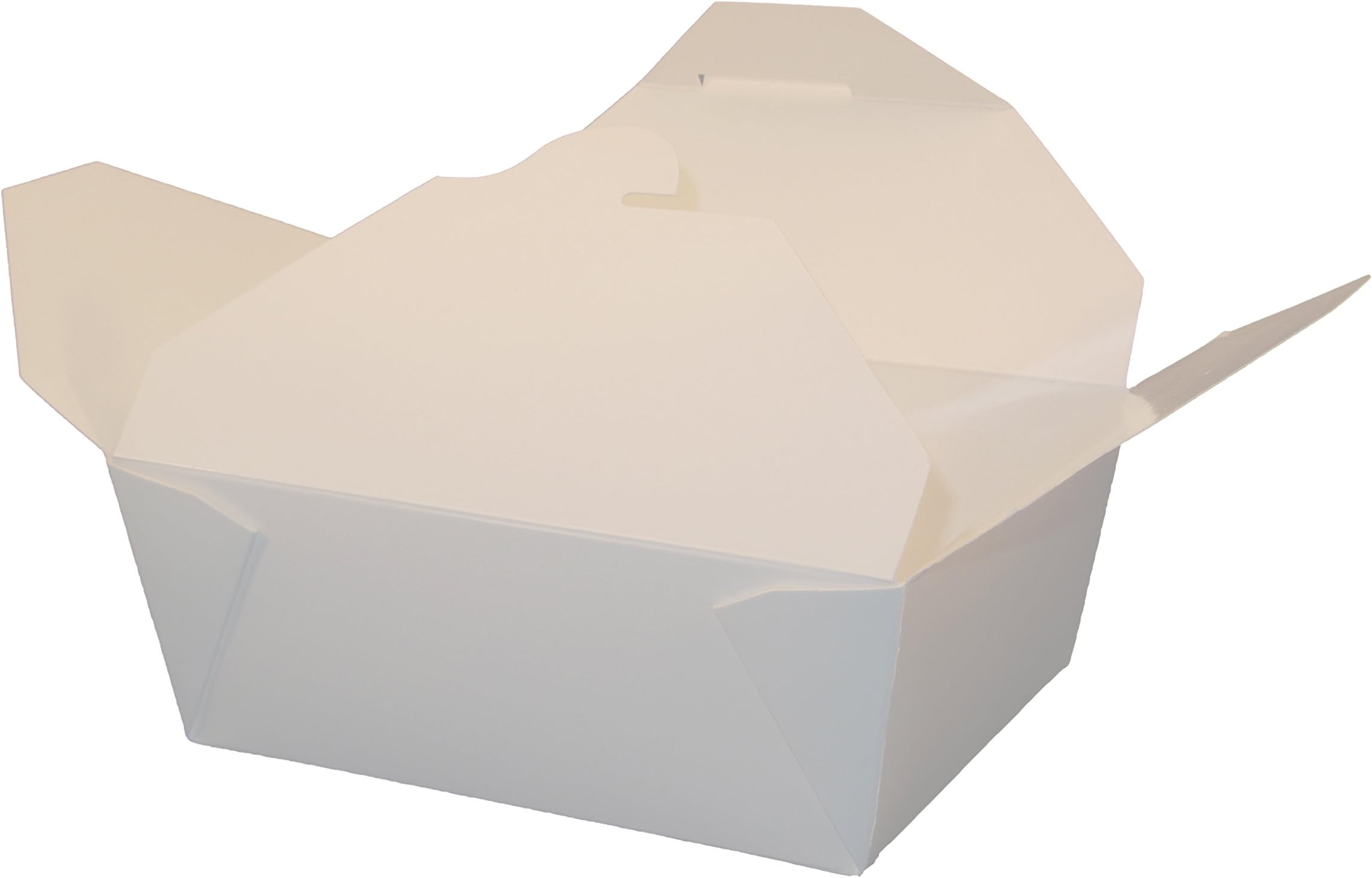 100850 Eco-Box Food Tray, 8, White (Pack of 300)