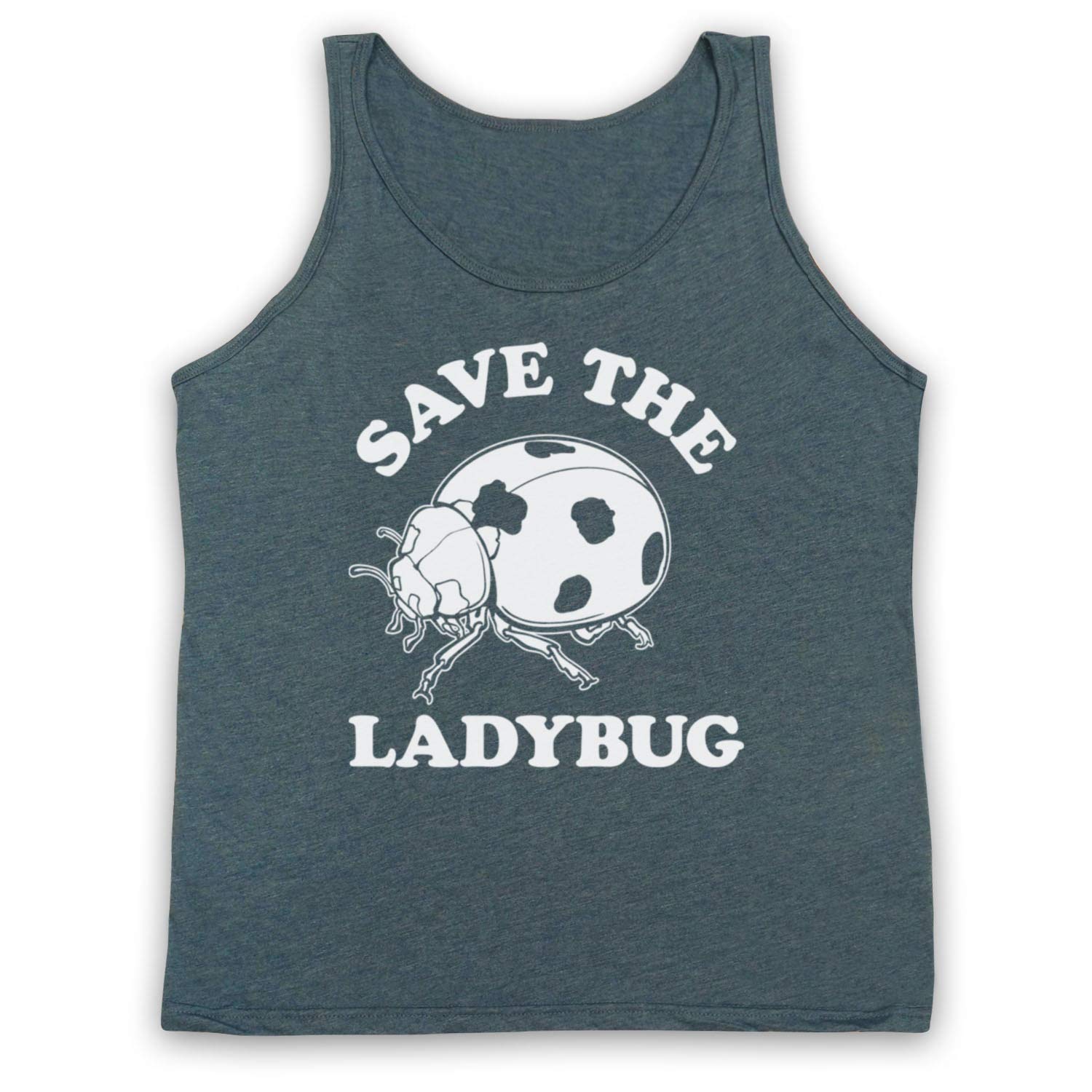 Débardeur sans manches Save The Ladybug au slogan graphique imprimé - 2