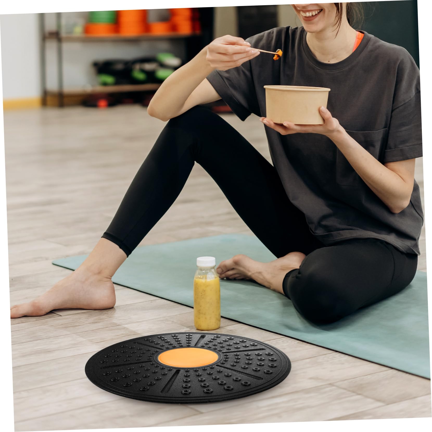 バランスボード Amazon | XCMAN 天然竹製バランスボード、室内 室外用バランスプレート