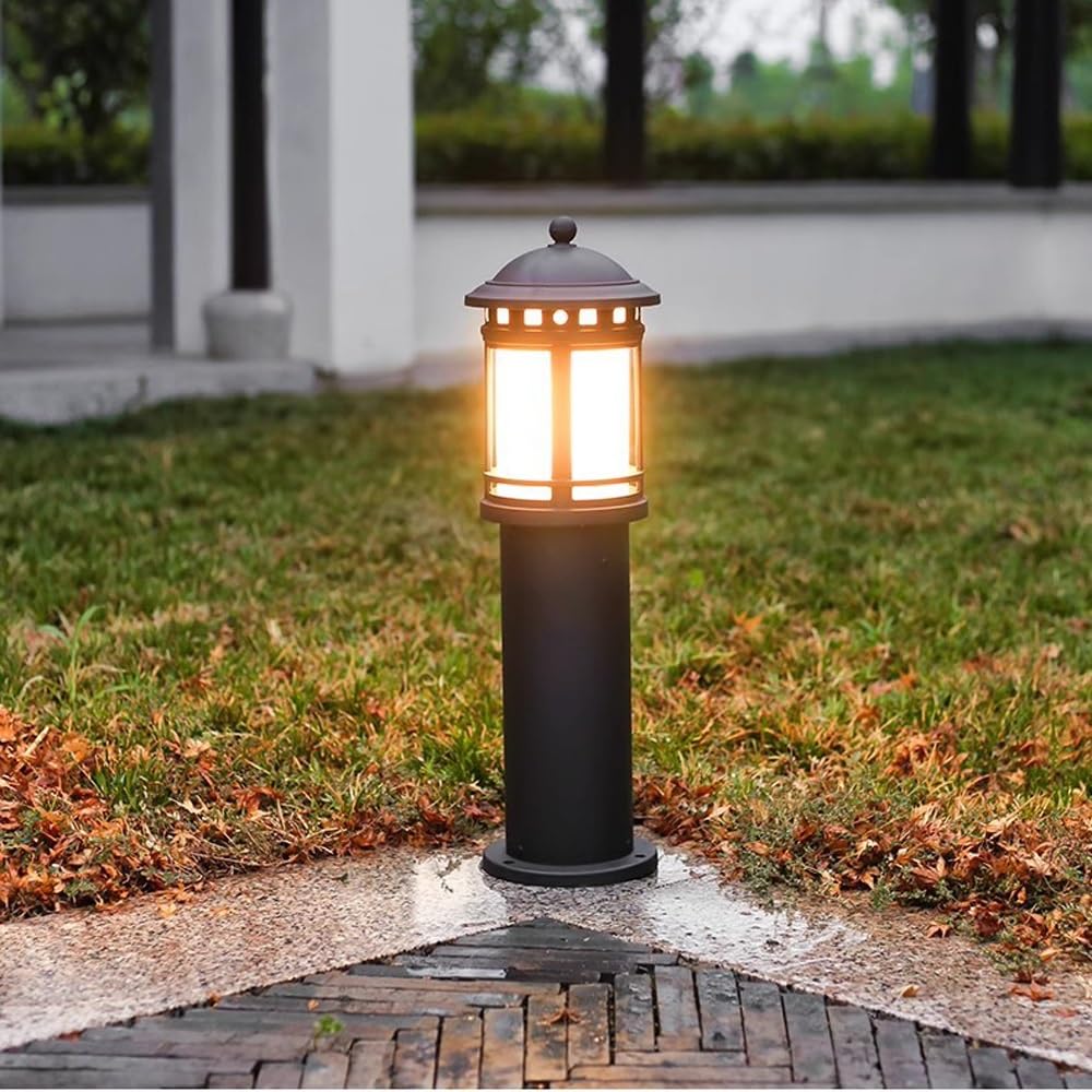 Nowoczesna lampa słupkowa