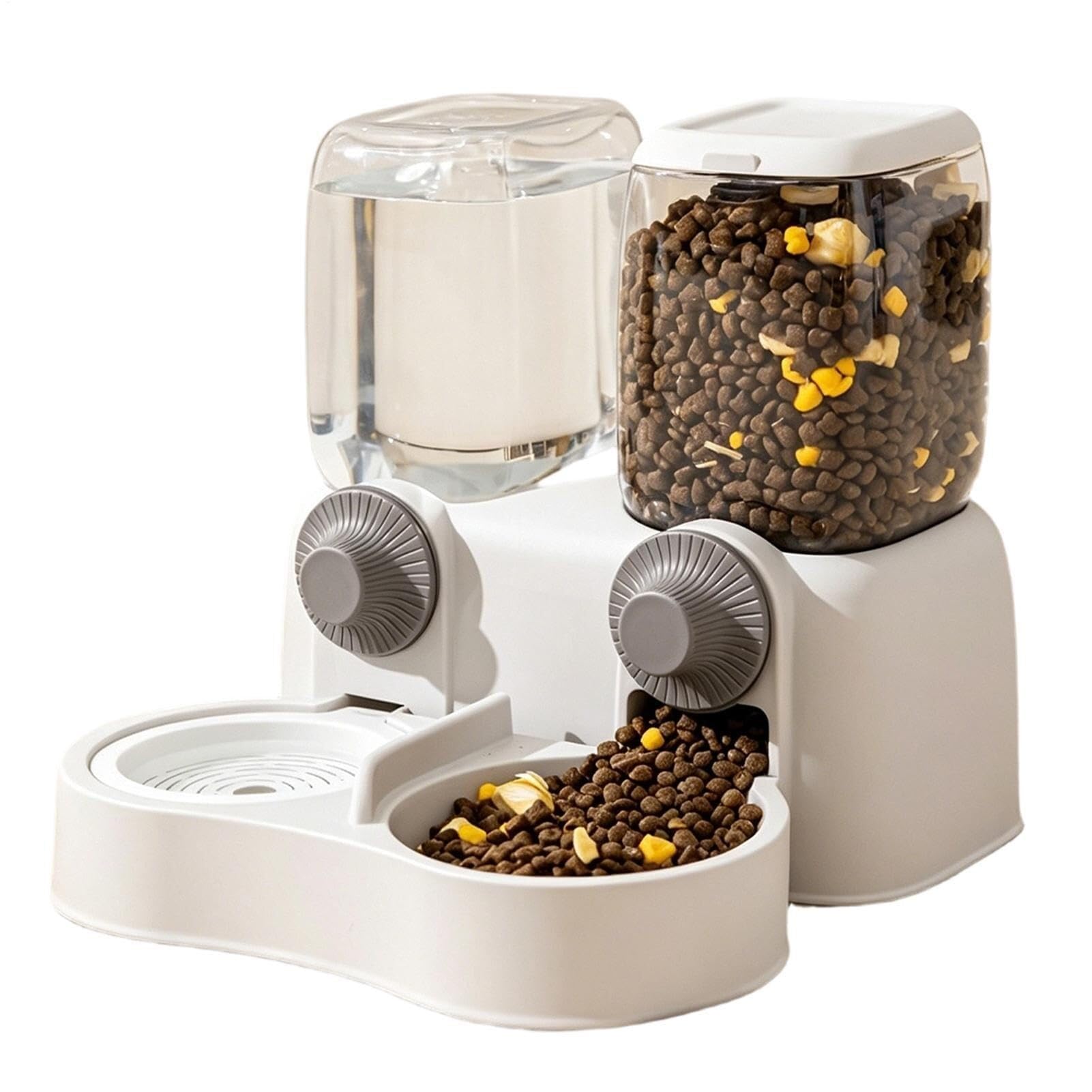Comedero y Bebedero Automático para Perros y Gatos, 3,8 L | Libre de BPA, antideslizante y a prueba de polvo. Diseño 2 en 1 que ahorra espacio.