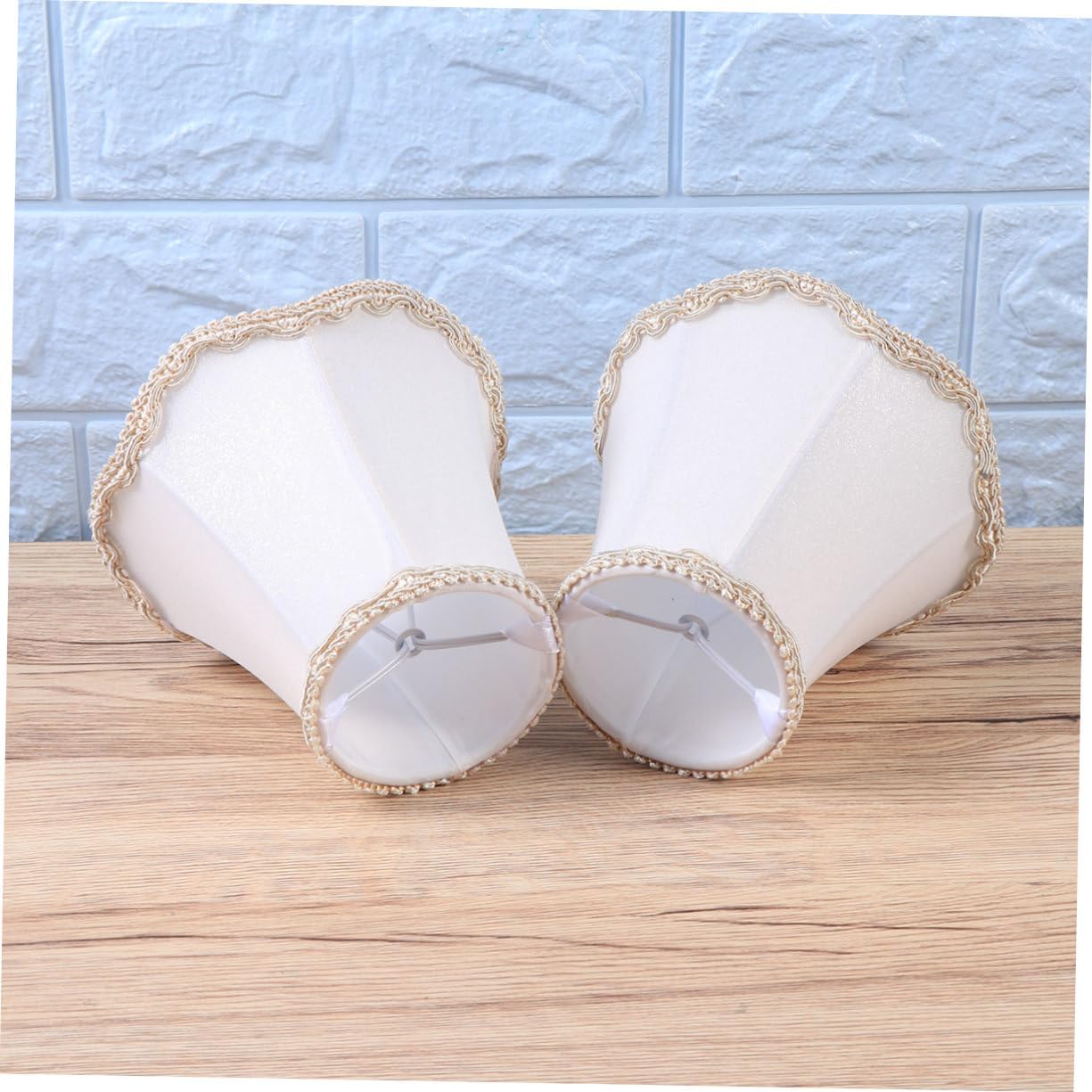 Modern Pendant Lighting Accessory 3pcs Fabric Chandelier Lampshade Holders Clip on for Ceiling Wall Table Lamps Soft Light for Boys and Girls