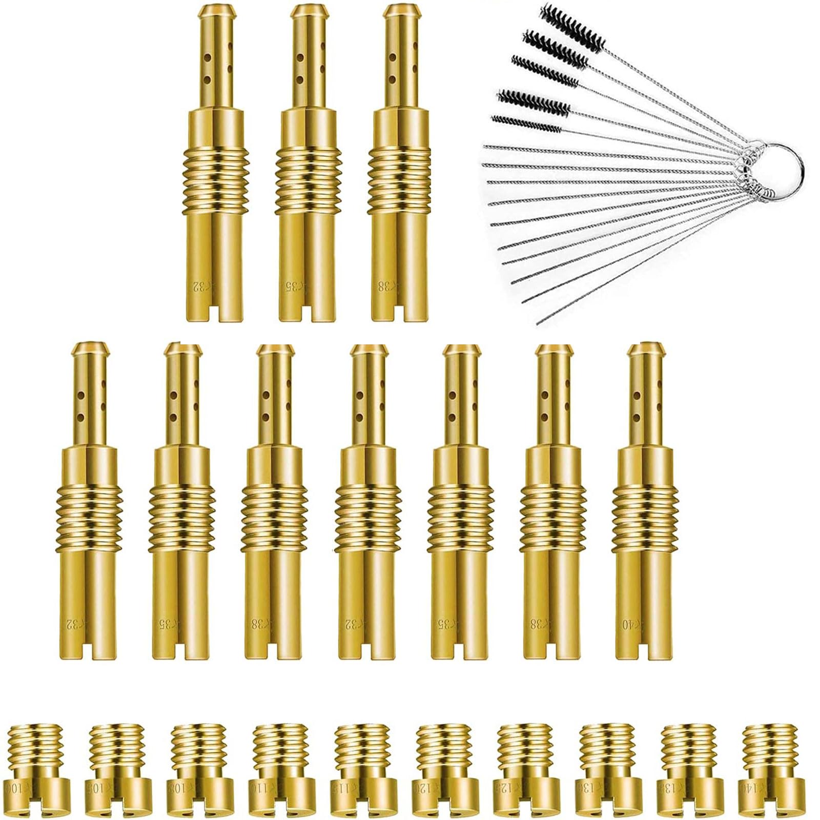 M6 Vergaser Düsen Set 20 Stück - Für Dellorto Vergaser Motorrad Roller