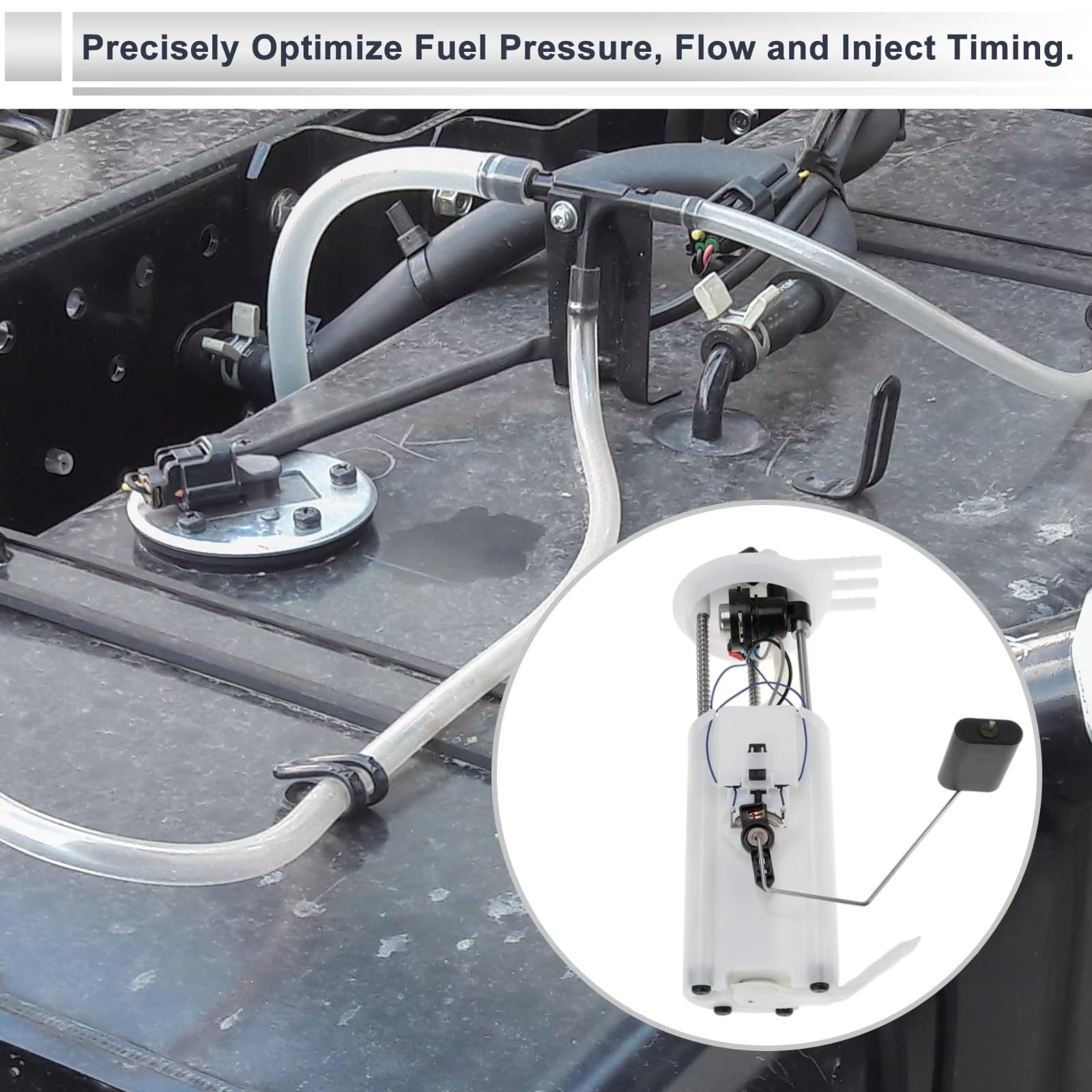 Módulo De Filtro De Bomba De Combustible Con Unidad De Envío Compatible Con Pontiac Para Grand Para Prix 2004 V6 3.8L Gas Sedan De Aspiración Natural Bomba De Combustible Diesel
