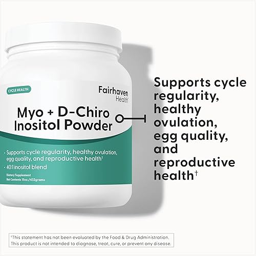 Miniatura 2 de Fairhaven Health Myo-inositol y D-Chiro Inositol en polvo | Proporción 40:1 | Equilibrio ovárico y hormonal saludable para mujeres* | Suplemento