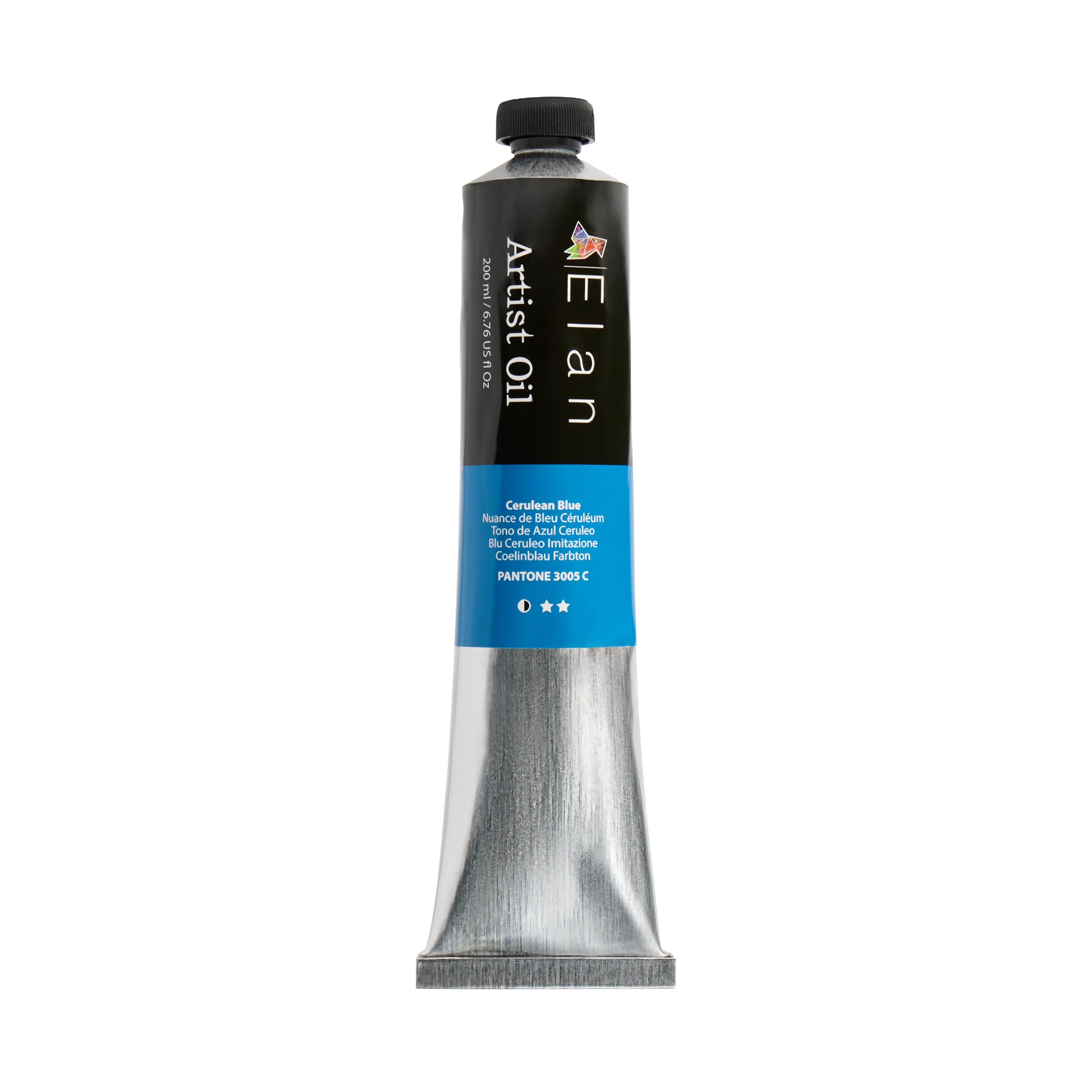 Elan Cerulean Blue Oil Paint 200ml Tube