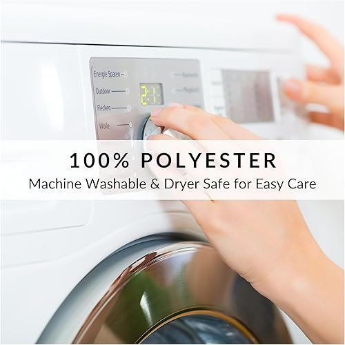 Miniatura 4 de Elrene Home Fashions Alison - Juego de 4 manteles individuales de tela resistente a las arrugas, diseño de borde con ojales, 13 x 19 pulgadas,