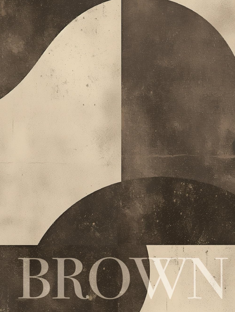 Brown Decoratzie: Blank Coffee Table Book, Elegant Neutral Decorative Touch      Hardcover – March 10, 2026