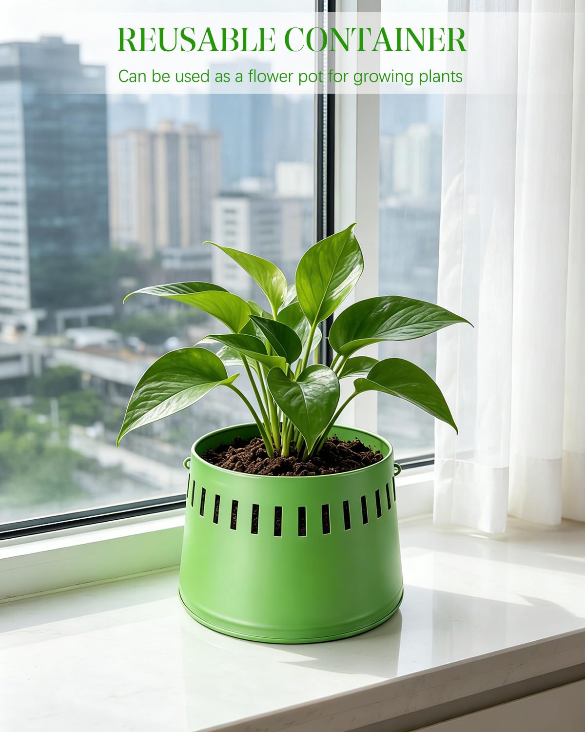 Grande Candela Citronella 4 Stoppini 80 Ore 100% Naturale per Esterno Giardino Campeggio