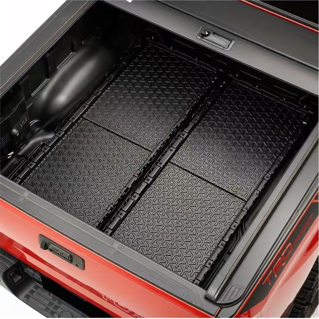 Heavy-Duty Dual-Wall Sliding Truck Bed Cargo Tray with Wheels, Truck Bed Slide-Out Truck Bed Cargo Tray for Long Beds, Truck Bed Organizer Tray, Fits Most Full-Size Pickups