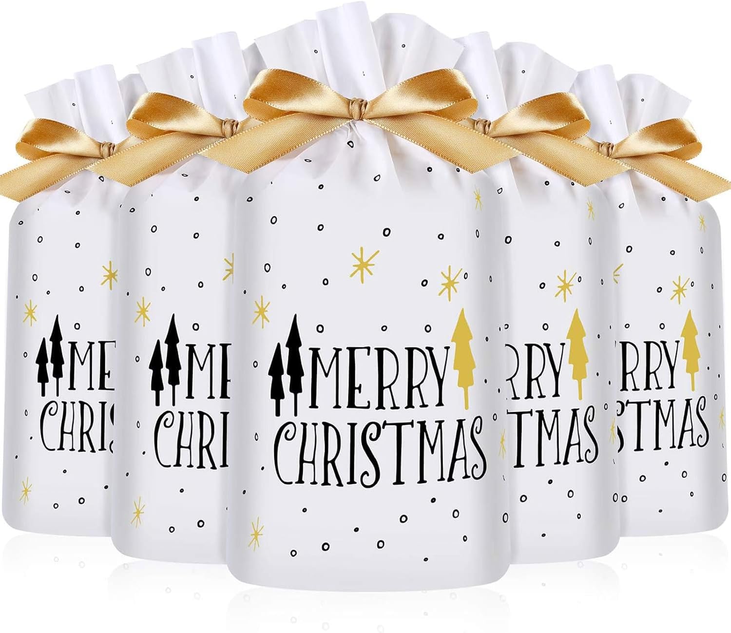 Frienda 50 Pack Treat Bags with Drawstring Candy Bags