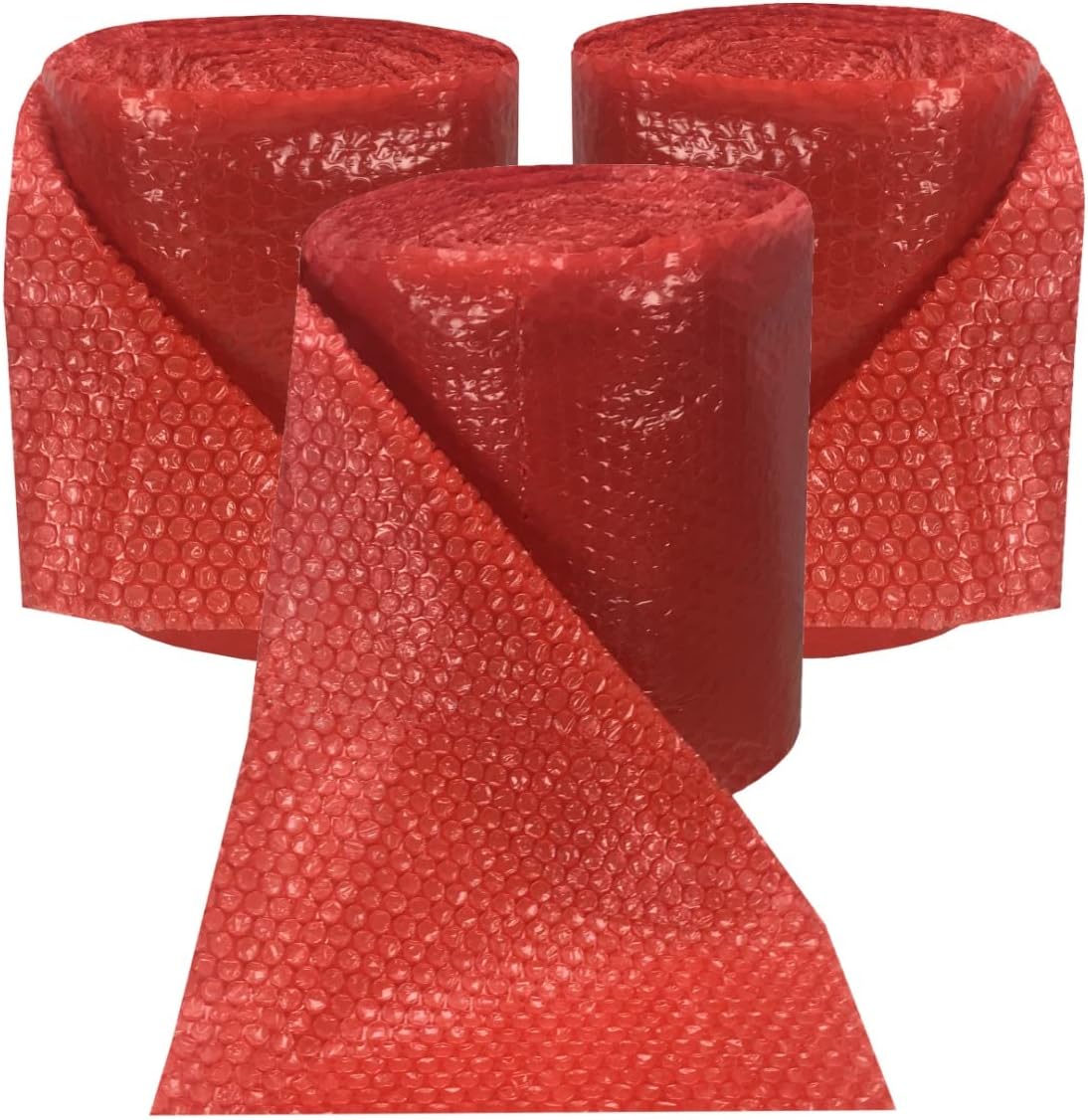 UBMOVE Small Red Bubble Cushioning Roll Size 3/16" Bubbles 12" x 175'