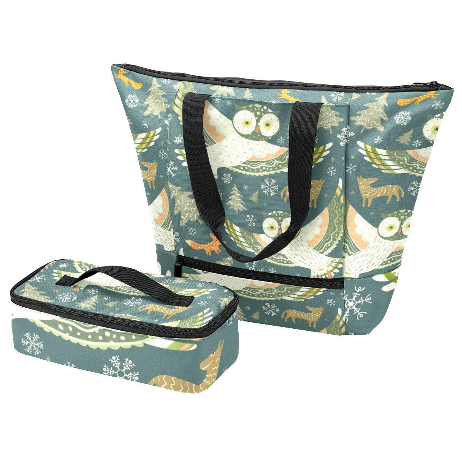 Sac à main bandoulière chouette idéal pour l'école et le voyage