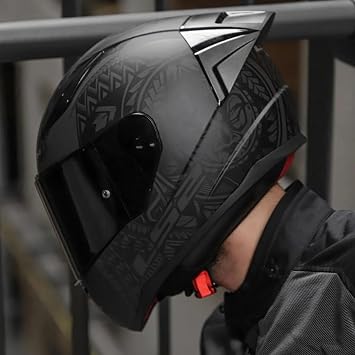 LS2 Rapid 2 Takaroa Mat Siyah Motosiklet Kaskı, Agresif Spoiler Eklentili, ECE 22.06 Sertifikalı, Pinlock Uyumlu Vizör, İnterkom Hazırlıklı, Gelişmiş Havalandırma Sistemi