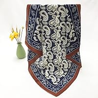 Vista 252 de FONYVE - Pañuelo de satén sedoso de tamaño mediano para mujer, cuadrado, 27.5 x 27.5 pulgadas