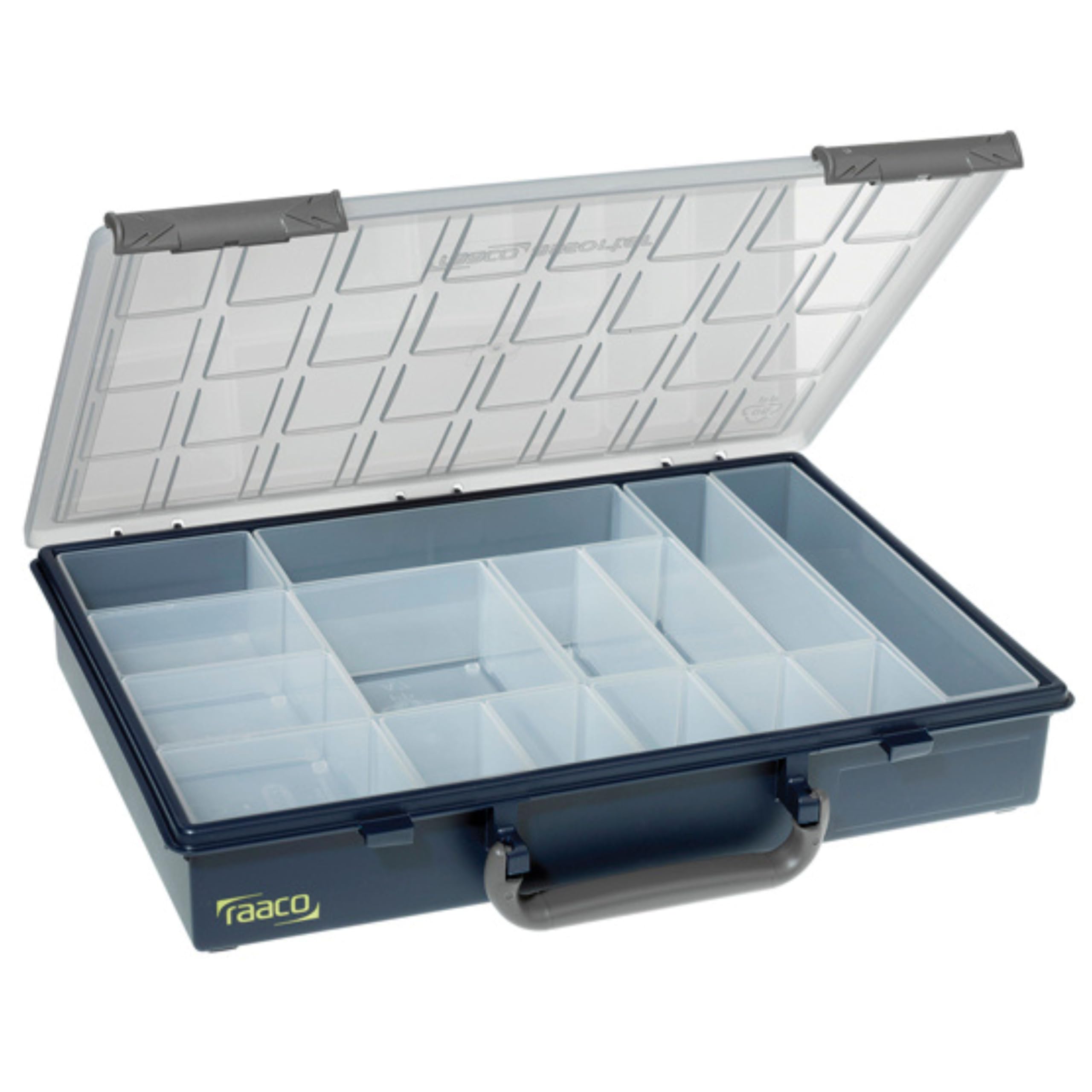 Raaco Assorter 55 4x8-15 – Sortierbox für Werkstatt (15 Einsätze)