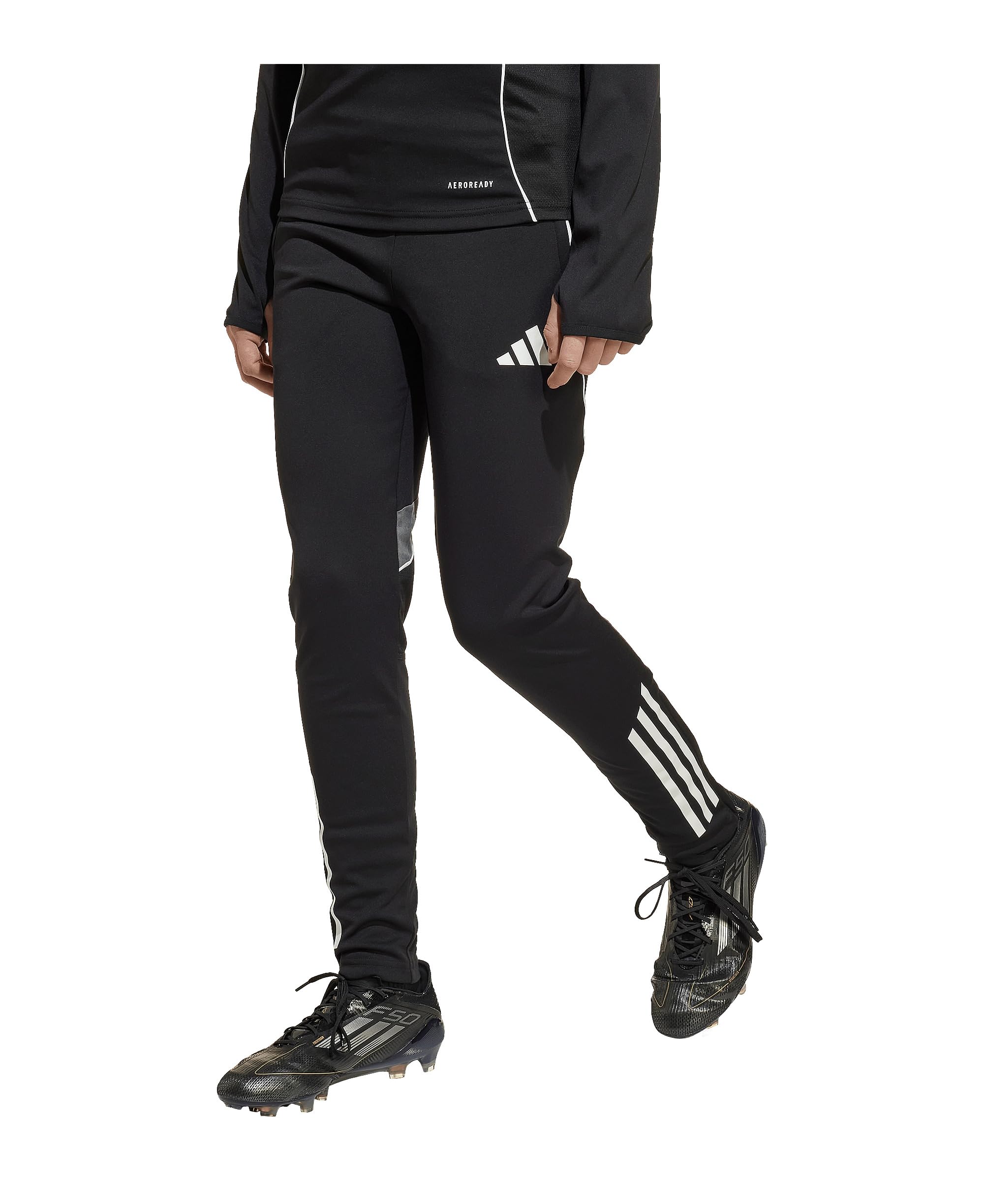 adidas Performance Tiro 25 Competition Trainingshose Kids Schwarzgrau, 128 Kinder